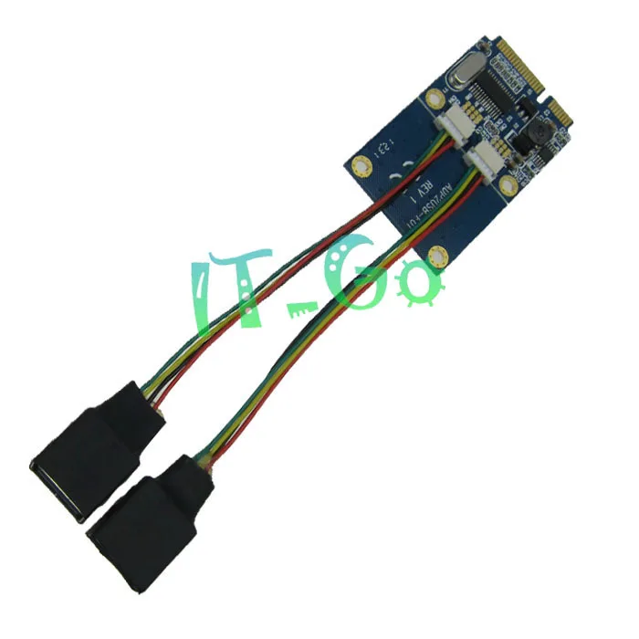 Мини-pcie на двойной USB адаптер мини-карта pci-e