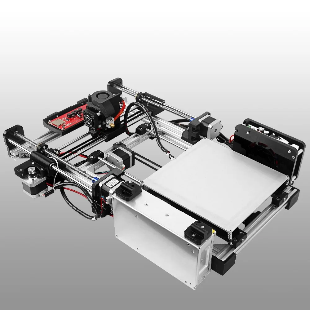  Newest Folding type 3D Printer Auto leveling impressora 3d Reprap Prusa i3 DIY Kit with 1 Roll Filament 8GB SD card 