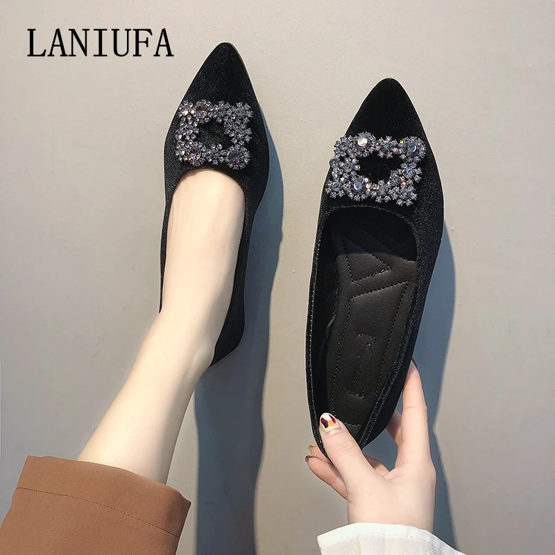 

Women Casual Slip-On Ballet Flats Shoes Spring Autumn Women Shallow Pointed Toe Loafers Ballet dancing Shoes Mujer Zapatos #012