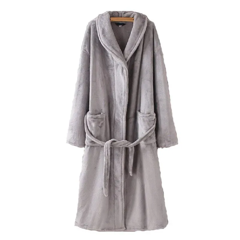 Nightgown-Pajamas-Bathrobe-Winter-Spa-Thicken-Large-Size---(10)