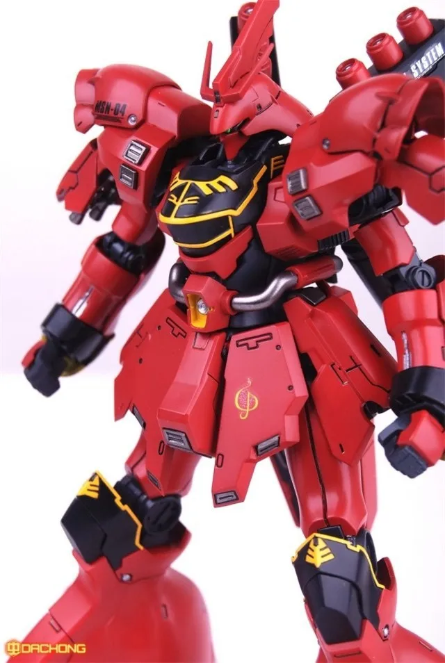 Gundam 1/144 HGUC G002 EVO MSN 04 SAZABI фигурка робот наборы Модель пластмассовые игрушки|Игровые