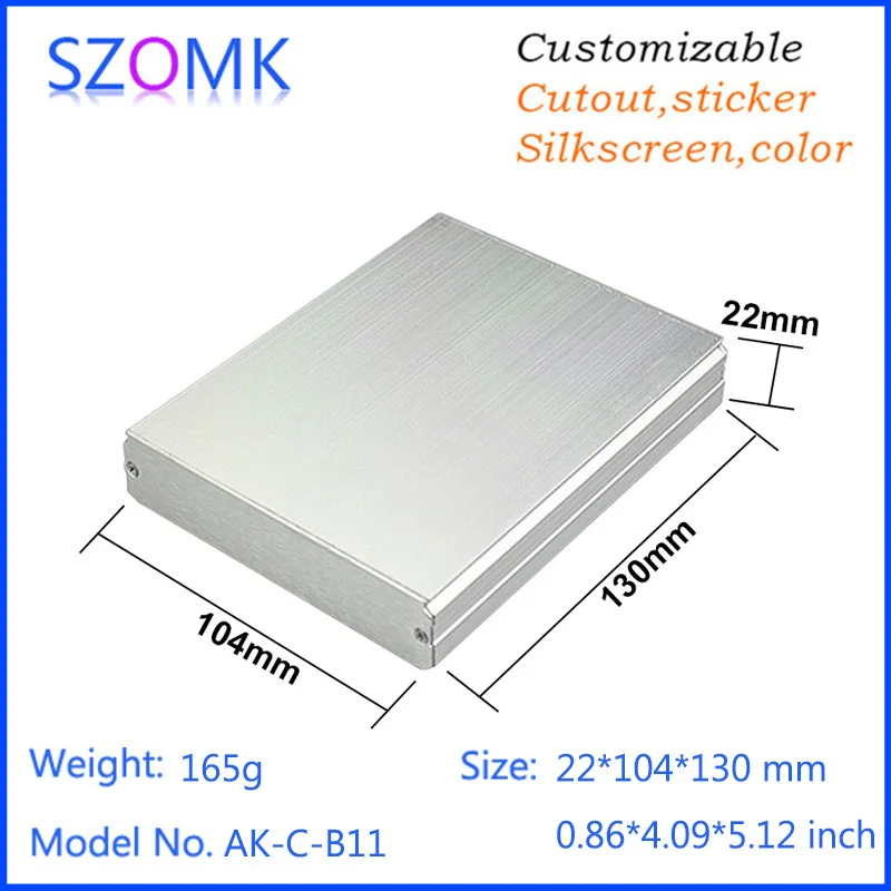 aluminum amplifier housing box extruded junction box aluminum diy box (2).jpg