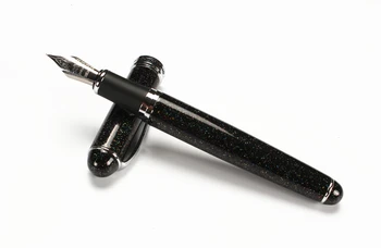 

FREE SHIPPING JINHAO X750 BLACK 0.7mm BROAD NIB FOUNTAIN PEN SHIMMERING SANDS
