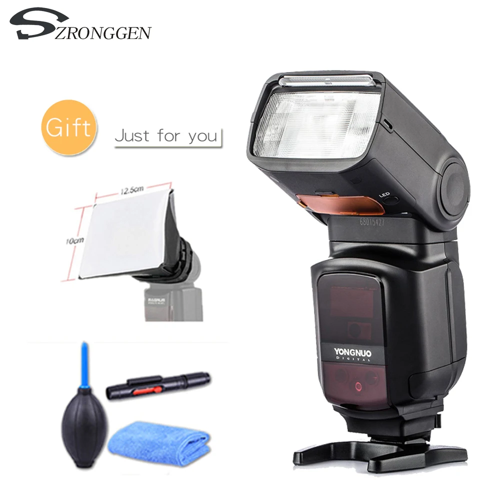 

YONGNUO YN968EX-RT TTL Wireless Flash Speedlite with LED Light Compatible with YN-E3-RT\YN600EX-RT for Canon 600EX-RT\ST-E3-RT