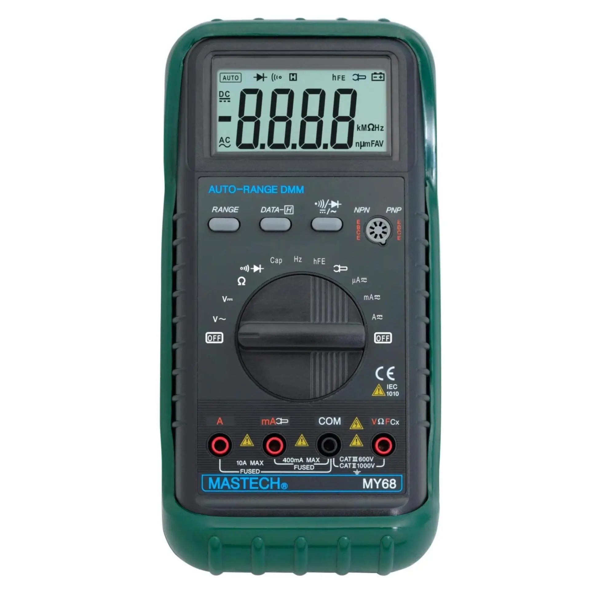 

MASTECH MY68 Auto Ranging Digital Multimeter High quality DC/AC Voltage Current Resistance Capacitance Frequency Tester M