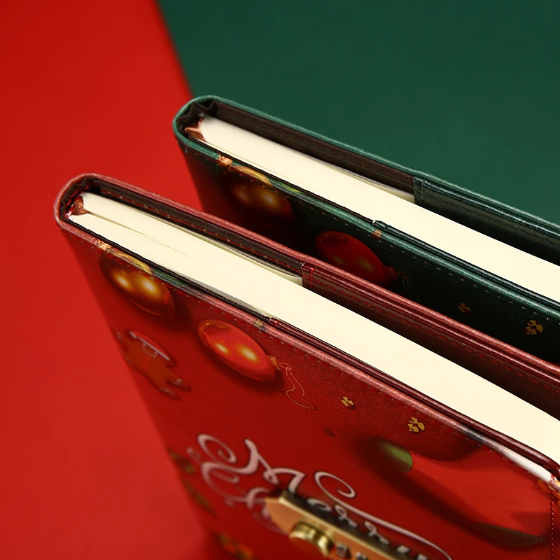 А5 Рождественский подарок милый блокнот 2018 дневник пули Пароль Книга с замок для