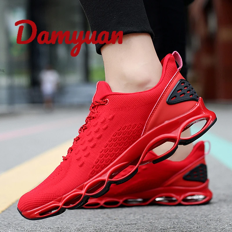 Damyuan 2019 New Fashion Summer Classic Shoes Men Flyweather Comfortables Breathable Non-leather Casual Lightweight Blade Shoes