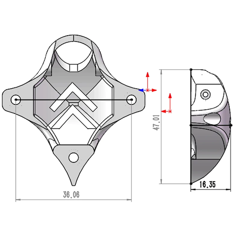 JMT 3D Printed TPU Camera Fixed Mount Protection Seat for iFlight XL lowrider XL7 TAU5 Frame DIY FPV Racing Drone Quadcopter