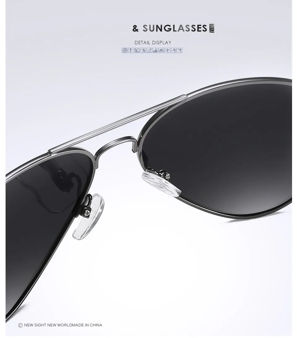 HDSUNFLY Мода поляризованных солнцезащитных очков для Для мужчин Для женщин фирменный дизайн авиации солнечные очки мужские женские очки Óculos de sol UV400