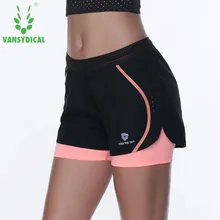 Vansydical, женские шорты для йоги, 2 в 1, спортивные тренировочные шорты для бега, двухслойные шорты для фитнеса, тренировок, пробежек, тренажерного зала, спортивная одежда
