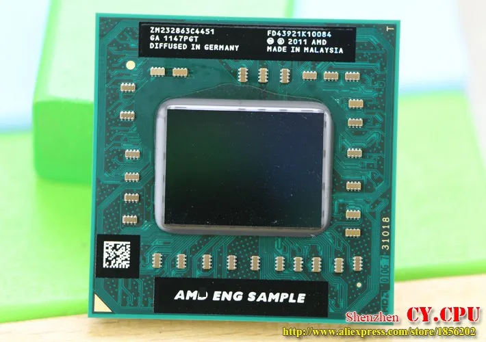 Для ноутбука AMD Mobile A10 4600M A10-4600m QS/ES Socket FS1 cpu 4M cache/2,3 GHz/четырехъядерный процессор