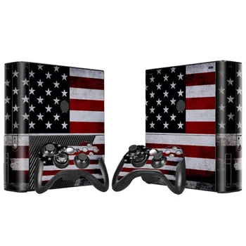 

US and UK National Flag Skin Sticker Decal For Xbox 360 E Console and Controllers Skins Stickers for Xbox360 E Vinyl