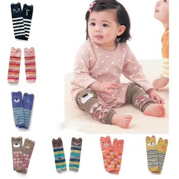 

Boys Girls Arm Leg Warmers Cotton Baby Toddler Socks Kids Striped Socks