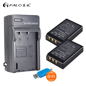 

Palo 2Pcs 7.4v 2000mAh PS-BLS5 BL-S5 BLS5 Battery+Charger for Olympus PEN E-PL2 E-PL5 E-PL1S EPI2 EPL2 EPL1S ect. EU/US plug
