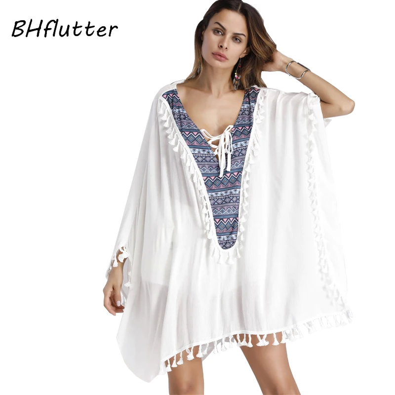 BHflutter 4XL 5XL 6XL размера плюс женская одежда 2018 летнее платье с рукавом летучая мышь