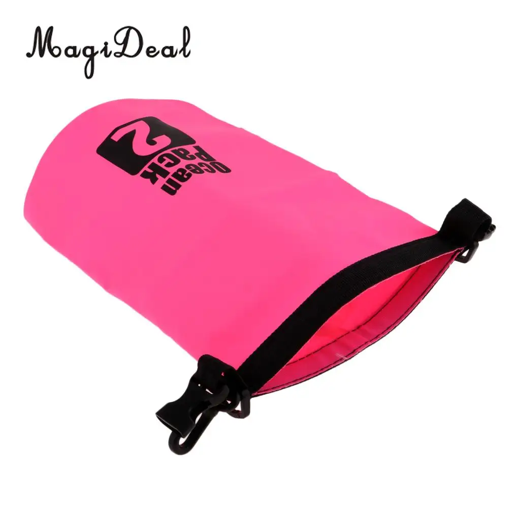 MagiDeal Heavy Duty 2L Waterproof Dry Bag Roll Top Sack for Kayak Canoeing Rafting Swimming Surfing Sailing Drifting Fishing