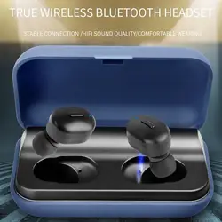 Новые мини TWS Беспроводные Bluetooth 5,0 наушники мобильные стерео наушники водонепроницаемые спортивные наушники с микрофоном зарядная коробка