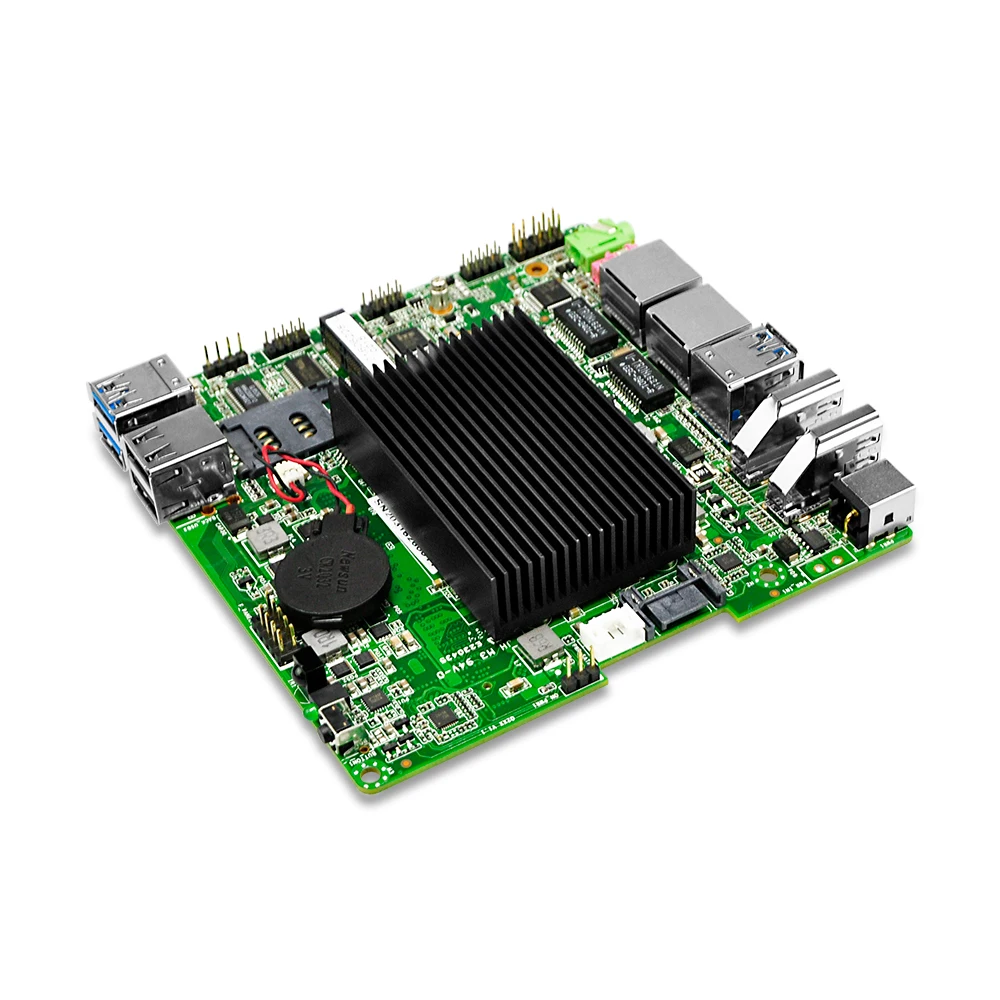 OEM Qotom Мини ПК плата Q3060G2-P celeron J3060 двухъядерный низкая мощность 6 Вт 3 дисплей безвентиляторный Поддержка windows Linux OS