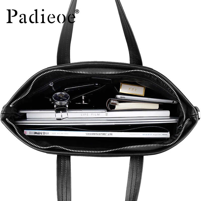Роскошный брендовый мужской портфель Padieoe модная деловая сумка для ноутбука