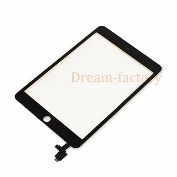 

10pcs DHL Touch Screen Digitizer For iPad Mini 3 A1599 A1600 A1601 includes IC Chip (No Home Button) Black and White