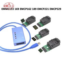 

Universal test socket EMMC153/169 eMCP162/186/221/529 support many different eMMC chips