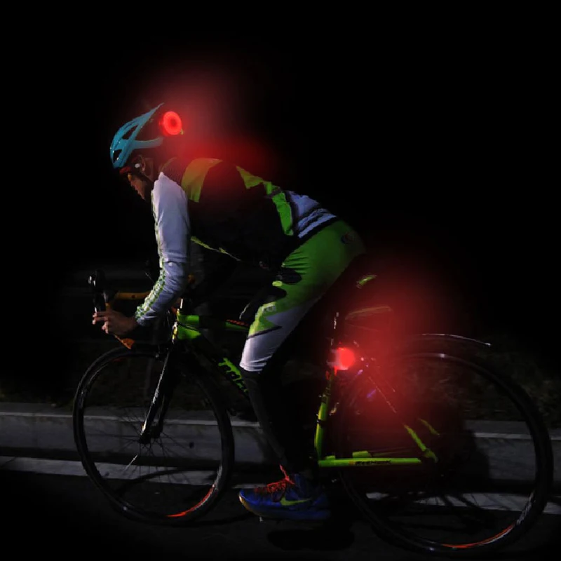 Sahoo 711440 Водонепроницаемый пристегивающийся красный светодиодный безопасности задняя подсветка на велосипед хвост светильник USB Перезаряжаемые для Велоспорт бег собачий ошейник для домашних животных