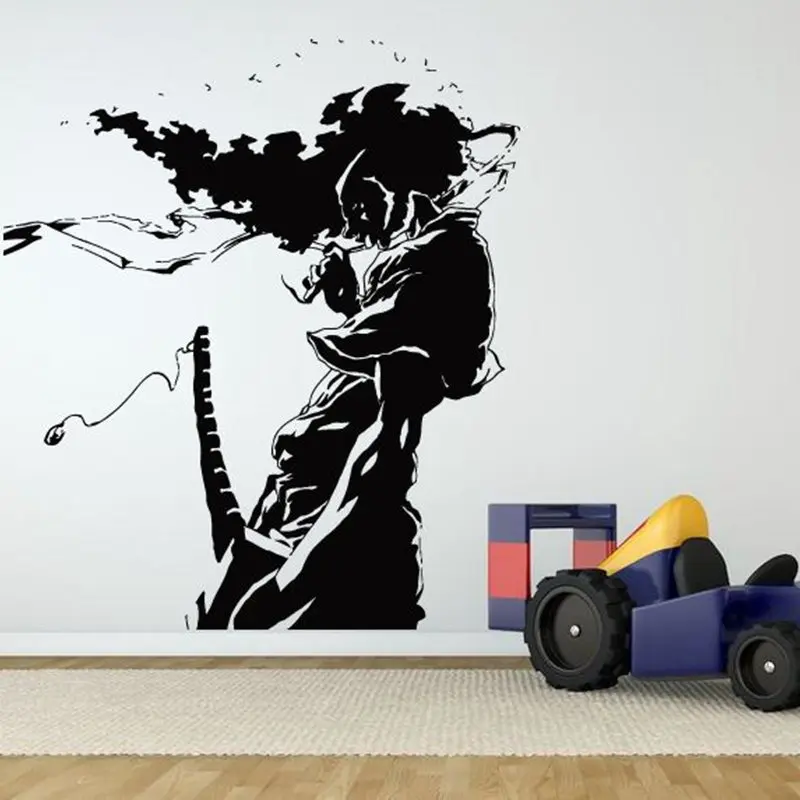 DCTAL Kendo Sticker Samurai Decal Japan Ninja Poster Vinyl Art Wall Decals Pegatina Quadro Parede Decor Mural Kendo 1031 Sticker