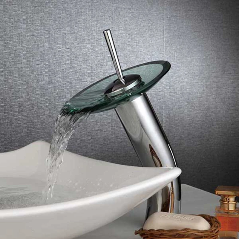 Buy becola basin faucets glass faucet for bathroom