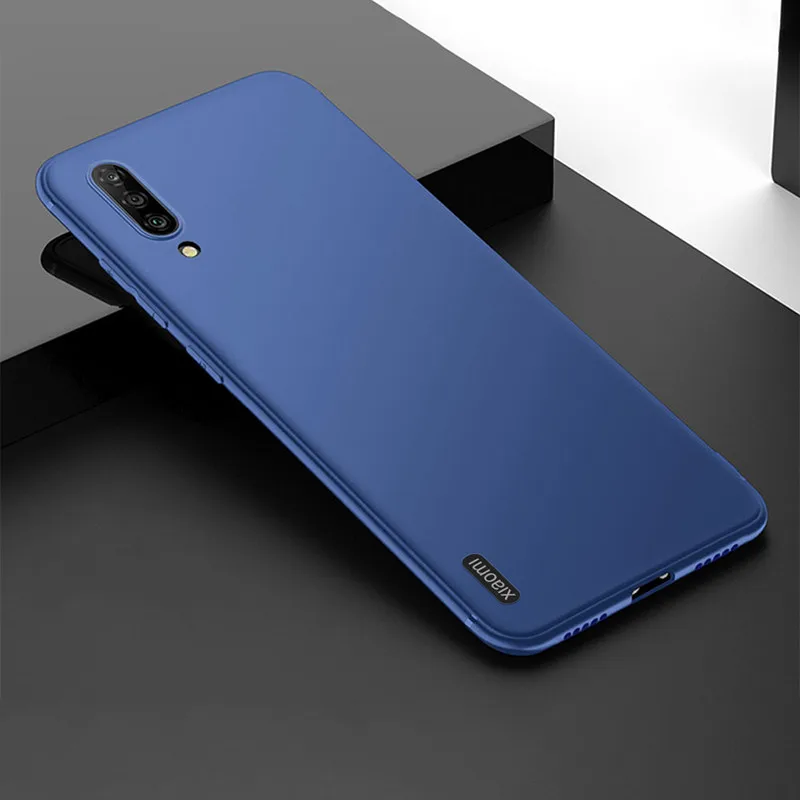 Keajor чехол для Xiaomi mi cc9 чехол ультра тонкий мягкий матовый Силиконовый ТПУ чехол-бампер для Xiaomi mi a3 a3 lite mi 9 lite чехол для телефона - Цвет: Синий