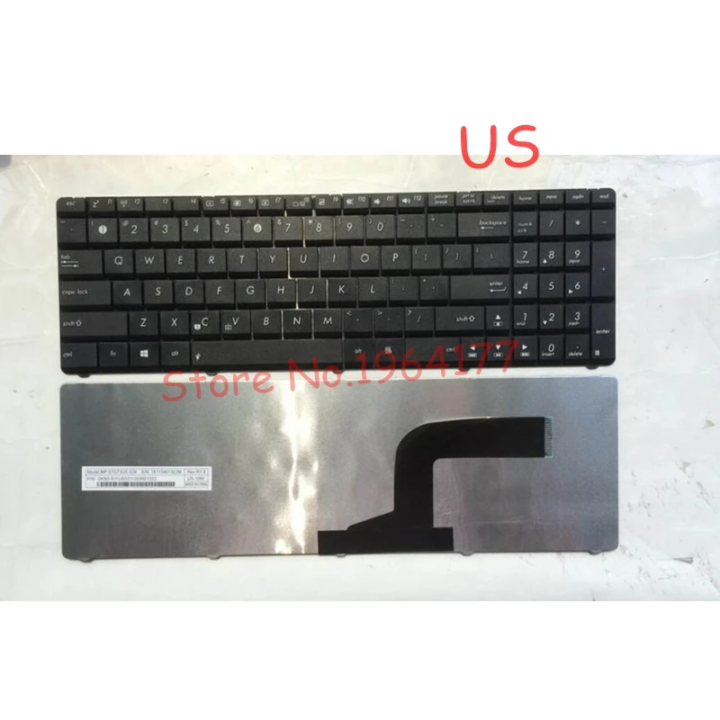 Новинка Клавиатура для ноутбука ASUS G72 X53 X54H k53 A53 A52J K52N G51V G53 N53T X55VD N73S N73J P53S X53S X75V B53J UL50 US клавиатура для ноутбука