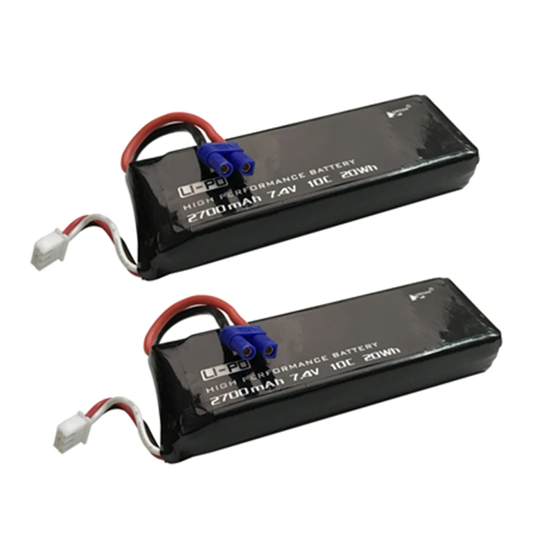 

Original 2PCS Hubsan H501S H501A H501M X4 RC Quadcopter Spare Parts 7.4V 2700mAh 10C lBattery H501S-14 For RC Quadcopter Part