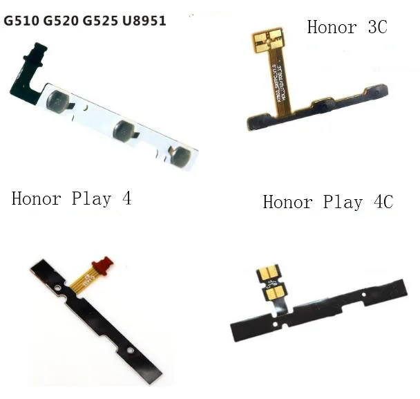 Гибкий кабель для Huawei Honor 5 3C 4X 4C X1 X2 Play 4X/C Enjoy G510 G730 G9 Кнопки громкости|volume button|flex
