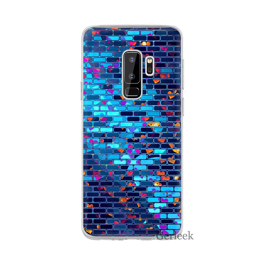 Чехол Gerleek ярких цветов для Samsung Galaxy S3 S4 S5 S6 S7 Edge S8 S9 S10e S10 Plus Note 8 9 M20