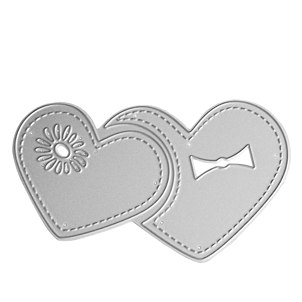 

Silver Heart Center /Flower DIY Cutting Mold Metal Metal Cutting Dies Template Clip Art Tool Paper Card Decorative Mold
