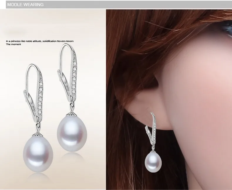 HTB1TUn2LVXXXXawXpXXq6xXFXXX7 - ZHBORUINI Fashion Pearl Earrings Natural Freshwater Pearl Pearl Jewelry Drop Earrings 925 Sterling Silver Jewelry For Woman Gift