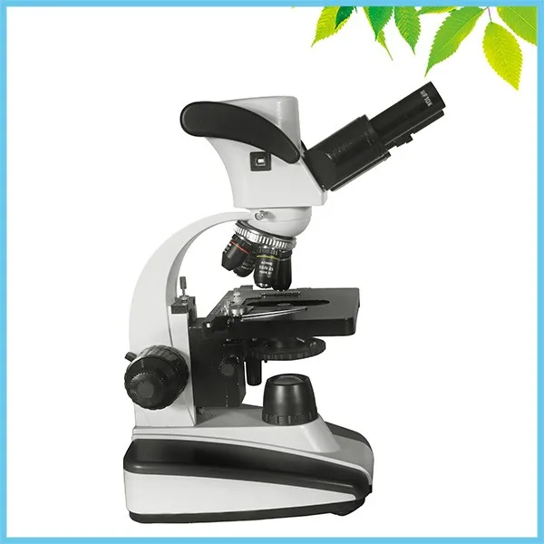 64X 160x 640X 1600x галогенная лампа освещения бинокулярный Биологический микроскоп со 1.3mp цифровой Камера