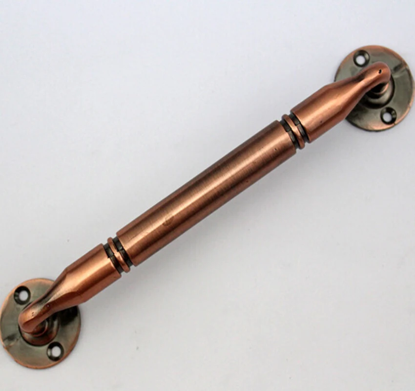 Strength Door Pulls Kitchen Durniture Dresser Pulls Knobs Red Copper Big Wood Doors