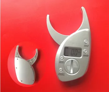 

100pcs Body Fat Caliper Monitors Electronic Digital body fat analyzer + Tape Measure Pack Skin Muscle Tester kit