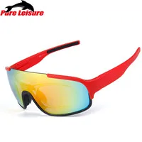 PureLeisure клип на очки для рыбалки Gafas Polarizadas Pesca для рыбалки альпинистские походные очки для бега 1 комплект 3 объектива - Цвет: RBR