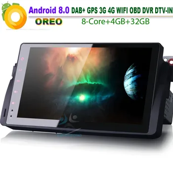 

9"Autoradio Android 8.0 DAB+ Car GPS Navigation player For BMW MG ZT Bluetooth RDS BT SD DVR OBD DVB-T2 4G WiFi Sat Navi USB