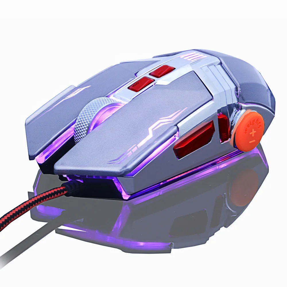 Игровая мышь ZUOYA и коврик для игровой мыши профессиональная геймерская + большой