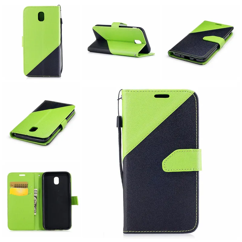 

For Samsung J7 2017 J730 Case Mixed Color Wallet Flip Leather Case Cover for Samsung Galaxy J7 2017 J730F SM-J730F Leather Cover