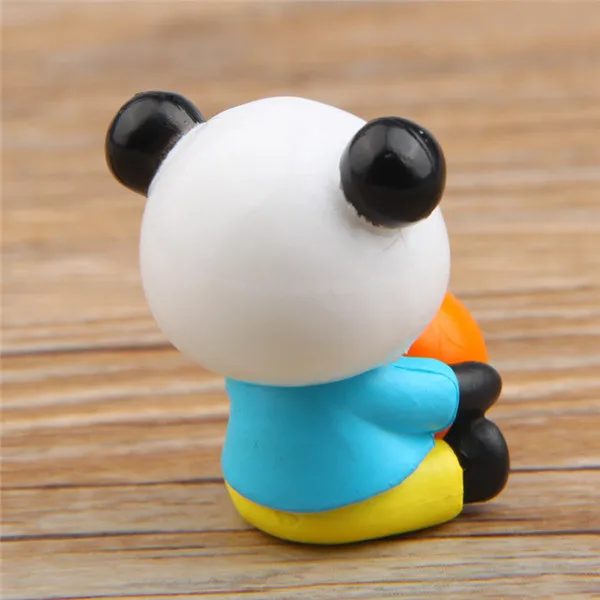 Cute Panda Strawberry Bamboo Mini figures pvc toys 4pcs - 11
