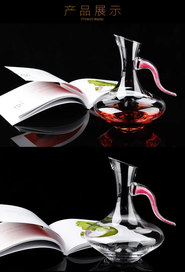 Eleton Европейский ручной работы бессвинцовый хрустальный стеклянный Декантер для красного вина wakebar distillery bar Набор вечерние подарки