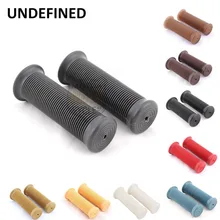 Мотоцикл Черный винтажный Streak мягкая резиновая рукоятка руль " Кафе Гонщик на заказ для Honda Yamaha Suzuki Kawasaki UNDEFINED