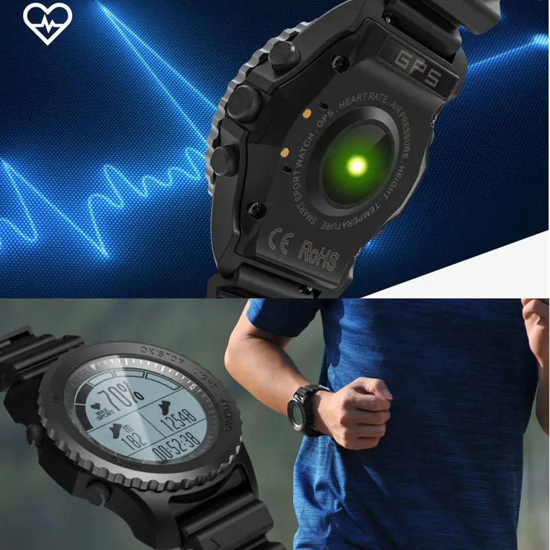 FUYIJIA GPS Outdoor Sports Watch Men 2019 New relogio Air Pressure Smart Watch Couple Waterproof Watches Woman Clock Heart rate