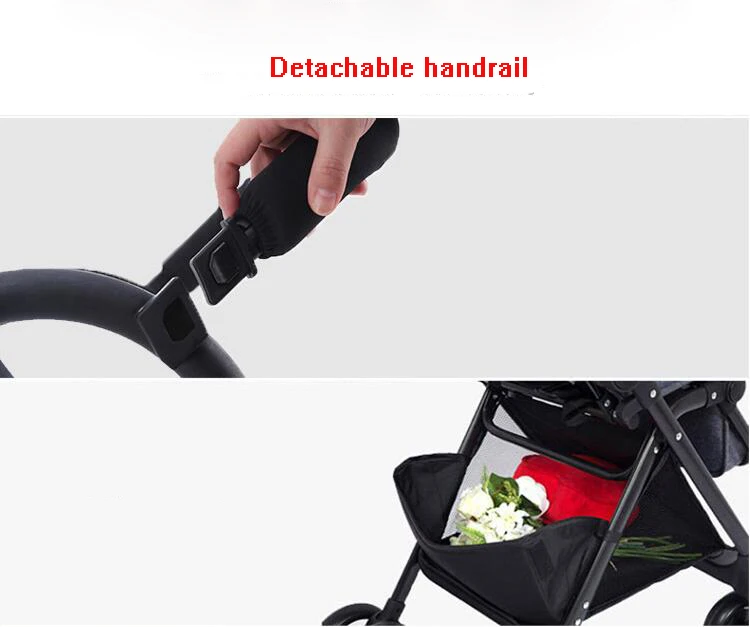 Двухнаправленный светильник для детской коляски, Складной автомобильный зонт, может лежать ультра-светильник, переносная детская коляска