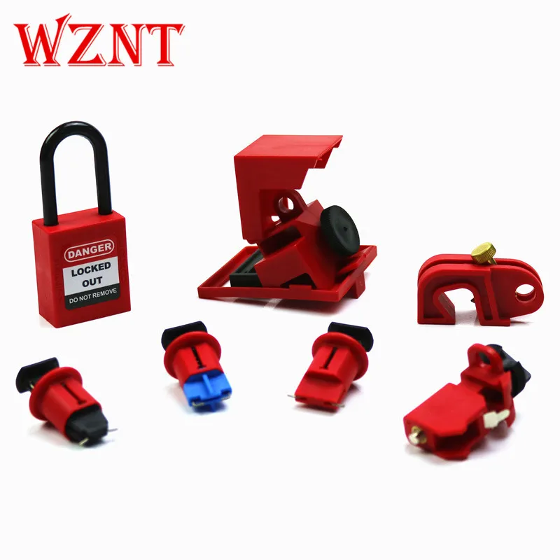 Red F Fityle Heavy Duty Multihole Industrial Circuit Breaker Lockout Kit Safety Tool Red CB-01 Red F Fityle Heavy Duty Multihole Industrial Circuit Breaker Lockout Kit Safety Tool Red CB-01