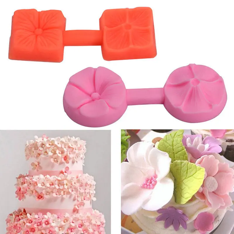Модные DIY Инструменты для украшения торта силиконовые 3D Роза цветок помадка