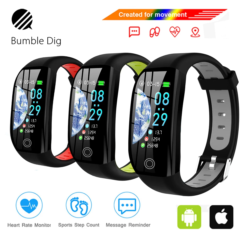 

Smart Watch Bracelet Waterproof Heart Rate Sleeping Monitoring Pedometer Call Reminder Sports SmartWatch for IOS/Android